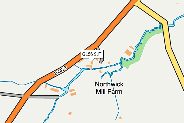 GL56 9JT map - OS OpenMap – Local (Ordnance Survey)