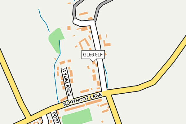 GL56 9LF map - OS OpenMap – Local (Ordnance Survey)