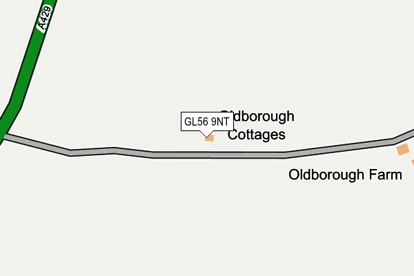 GL56 9NT map - OS OpenMap – Local (Ordnance Survey)