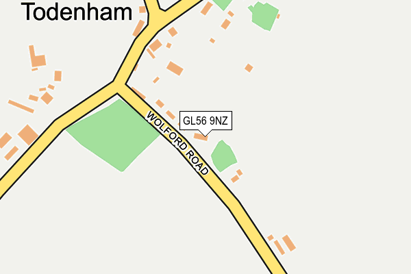 GL56 9NZ map - OS OpenMap – Local (Ordnance Survey)