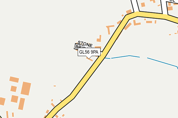 GL56 9PA map - OS OpenMap – Local (Ordnance Survey)