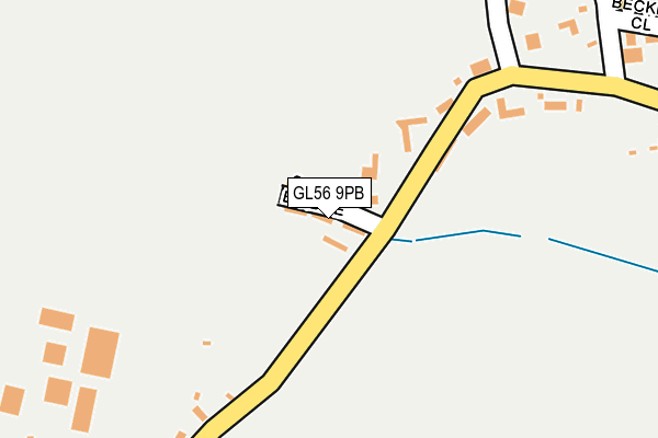 GL56 9PB map - OS OpenMap – Local (Ordnance Survey)