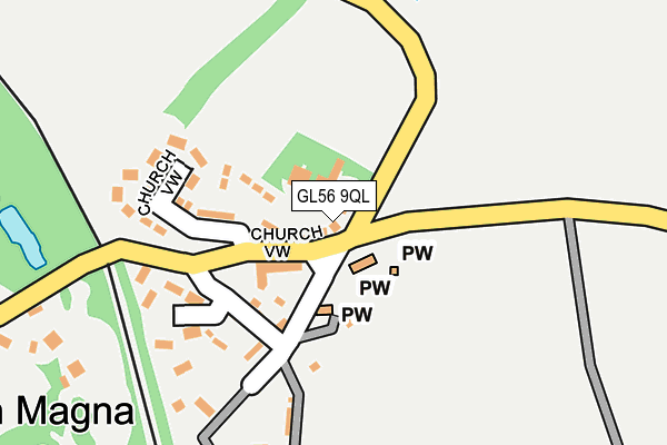 GL56 9QL map - OS OpenMap – Local (Ordnance Survey)