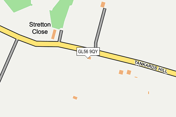 GL56 9QY map - OS OpenMap – Local (Ordnance Survey)