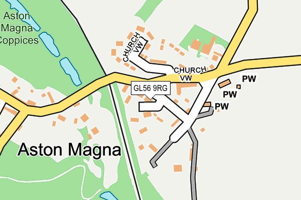 GL56 9RG map - OS OpenMap – Local (Ordnance Survey)