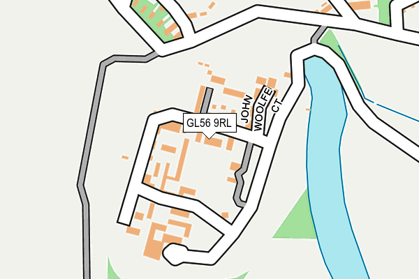 GL56 9RL map - OS OpenMap – Local (Ordnance Survey)