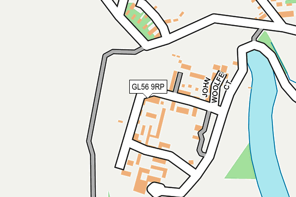 GL56 9RP map - OS OpenMap – Local (Ordnance Survey)