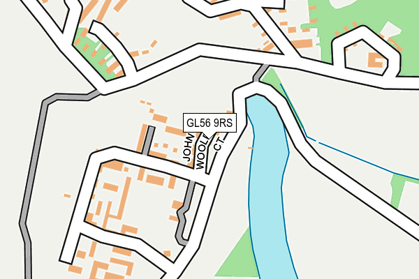 GL56 9RS map - OS OpenMap – Local (Ordnance Survey)