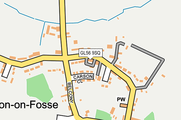 GL56 9SQ map - OS OpenMap – Local (Ordnance Survey)