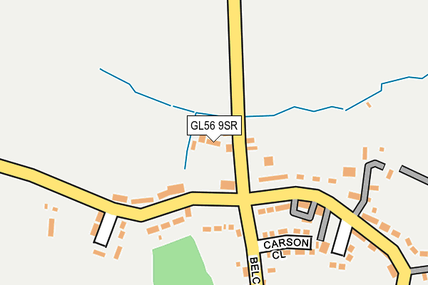 GL56 9SR map - OS OpenMap – Local (Ordnance Survey)
