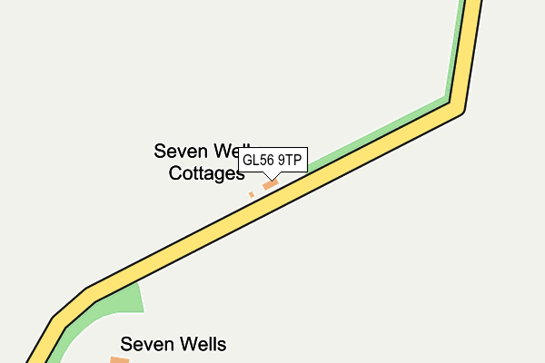 GL56 9TP map - OS OpenMap – Local (Ordnance Survey)