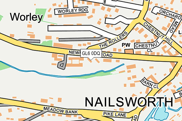 GL6 0DQ map - OS OpenMap – Local (Ordnance Survey)