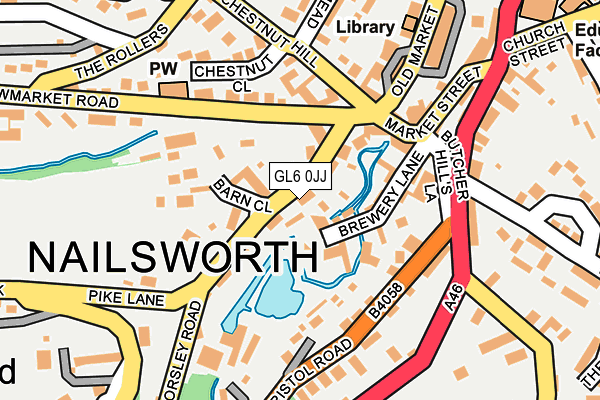 GL6 0JJ map - OS OpenMap – Local (Ordnance Survey)