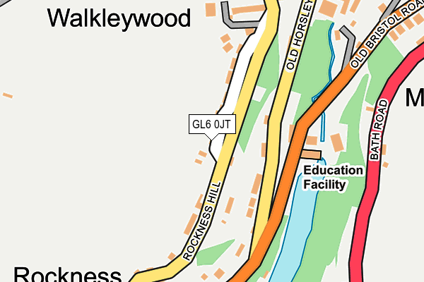 GL6 0JT map - OS OpenMap – Local (Ordnance Survey)