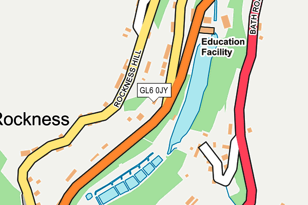 GL6 0JY map - OS OpenMap – Local (Ordnance Survey)