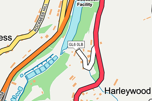 GL6 0LB map - OS OpenMap – Local (Ordnance Survey)