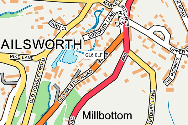 GL6 0LF map - OS OpenMap – Local (Ordnance Survey)