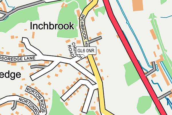 GL6 0NR map - OS OpenMap – Local (Ordnance Survey)