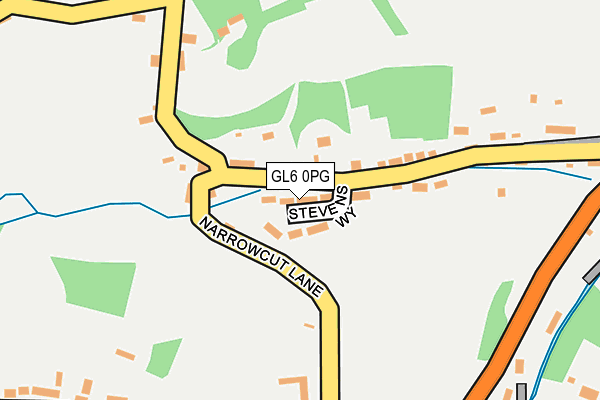 GL6 0PG map - OS OpenMap – Local (Ordnance Survey)