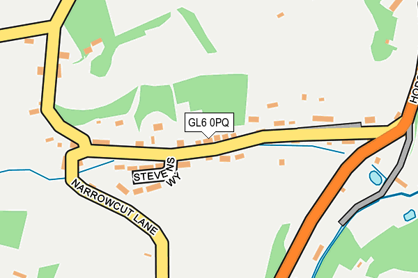 GL6 0PQ map - OS OpenMap – Local (Ordnance Survey)