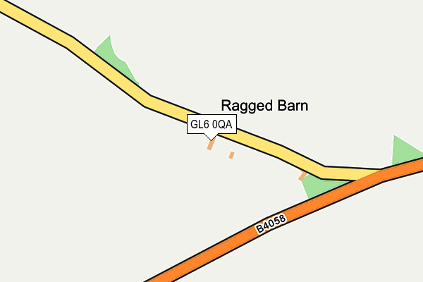 GL6 0QA map - OS OpenMap – Local (Ordnance Survey)