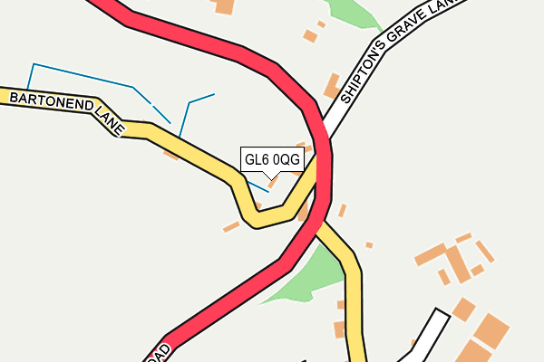 GL6 0QG map - OS OpenMap – Local (Ordnance Survey)