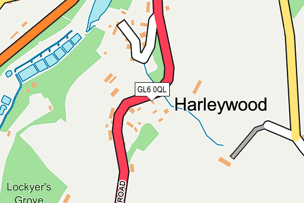 GL6 0QL map - OS OpenMap – Local (Ordnance Survey)