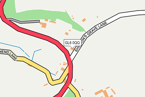 GL6 0QQ map - OS OpenMap – Local (Ordnance Survey)
