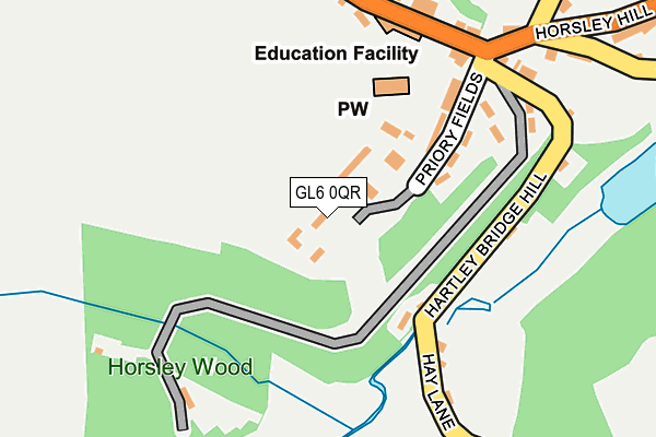 GL6 0QR map - OS OpenMap – Local (Ordnance Survey)