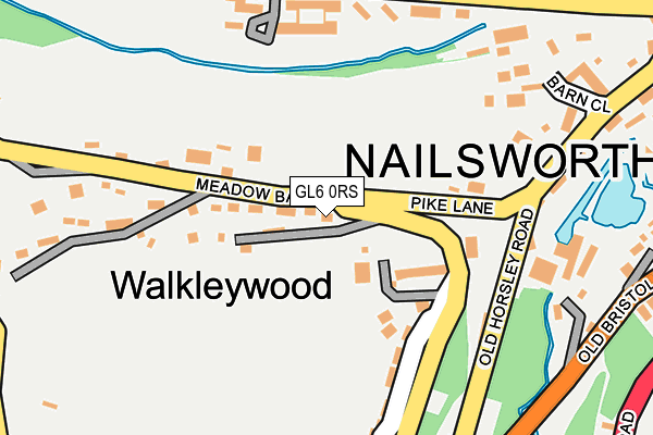 GL6 0RS map - OS OpenMap – Local (Ordnance Survey)