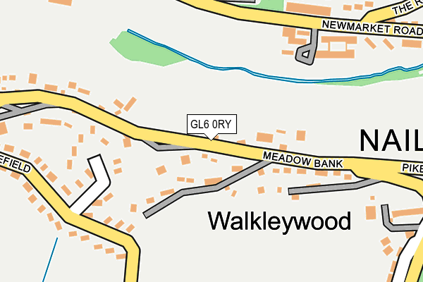 GL6 0RY map - OS OpenMap – Local (Ordnance Survey)