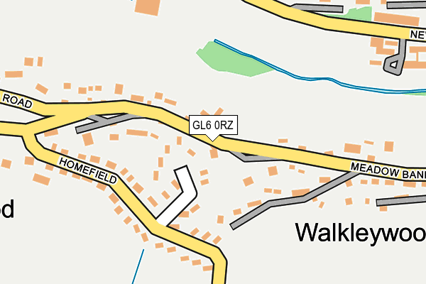 GL6 0RZ map - OS OpenMap – Local (Ordnance Survey)