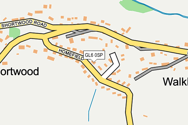 GL6 0SP map - OS OpenMap – Local (Ordnance Survey)