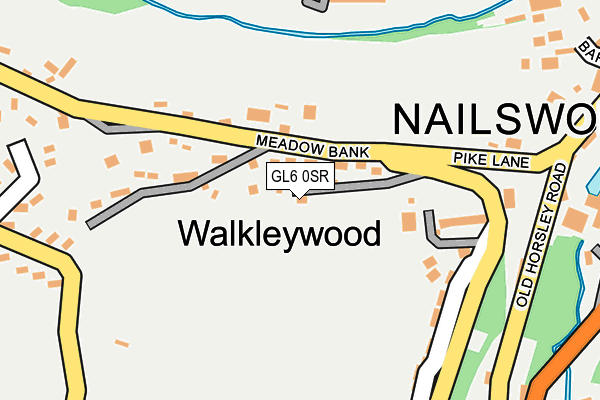 GL6 0SR map - OS OpenMap – Local (Ordnance Survey)