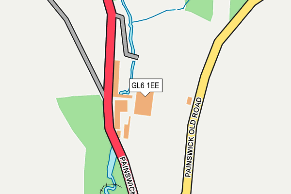 GL6 1EE map - OS OpenMap – Local (Ordnance Survey)
