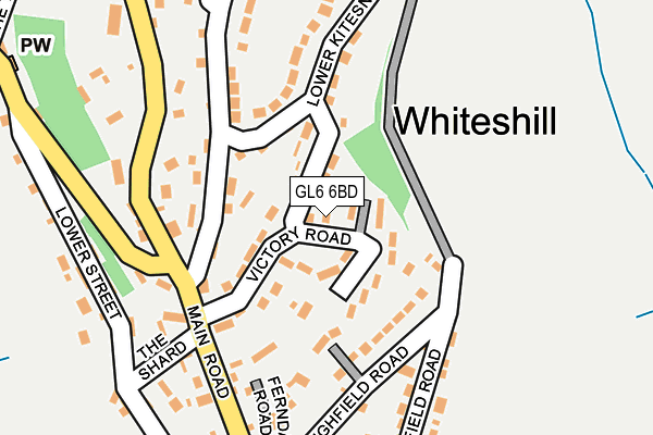 GL6 6BD map - OS OpenMap – Local (Ordnance Survey)