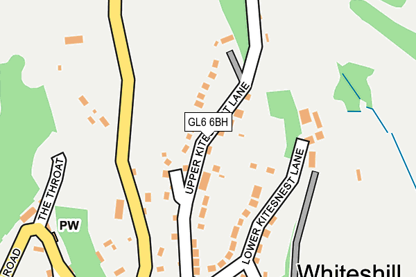 GL6 6BH map - OS OpenMap – Local (Ordnance Survey)