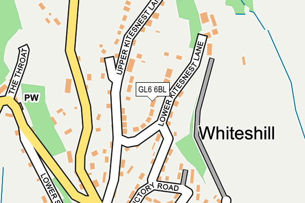 GL6 6BL map - OS OpenMap – Local (Ordnance Survey)