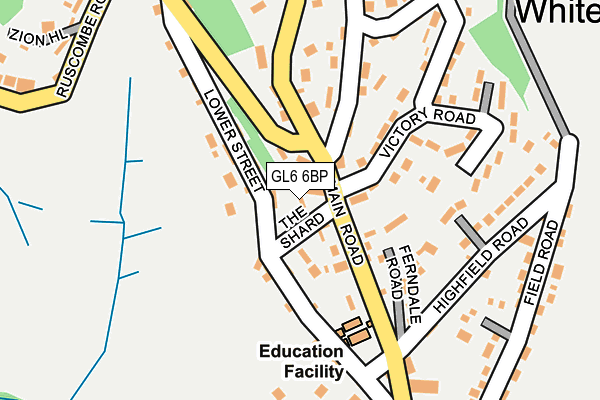 GL6 6BP map - OS OpenMap – Local (Ordnance Survey)