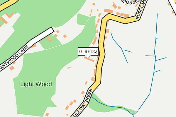 GL6 6DQ map - OS OpenMap – Local (Ordnance Survey)