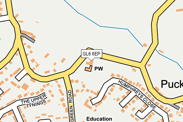 GL6 6EP map - OS OpenMap – Local (Ordnance Survey)