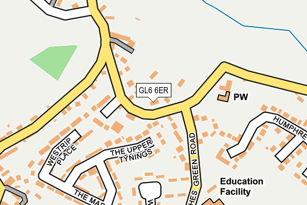 GL6 6ER map - OS OpenMap – Local (Ordnance Survey)