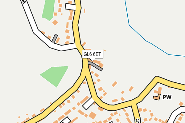 GL6 6ET map - OS OpenMap – Local (Ordnance Survey)