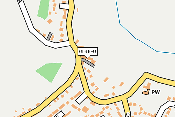 GL6 6EU map - OS OpenMap – Local (Ordnance Survey)
