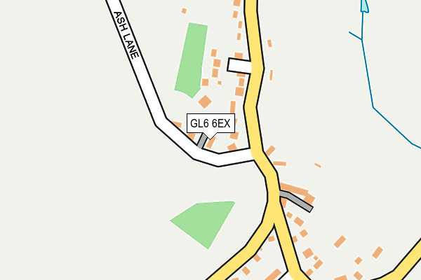 GL6 6EX map - OS OpenMap – Local (Ordnance Survey)