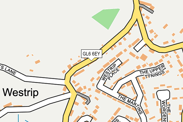 GL6 6EY map - OS OpenMap – Local (Ordnance Survey)