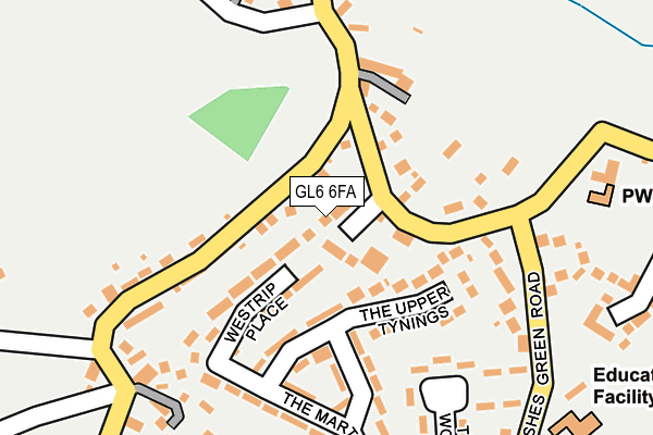 GL6 6FA map - OS OpenMap – Local (Ordnance Survey)