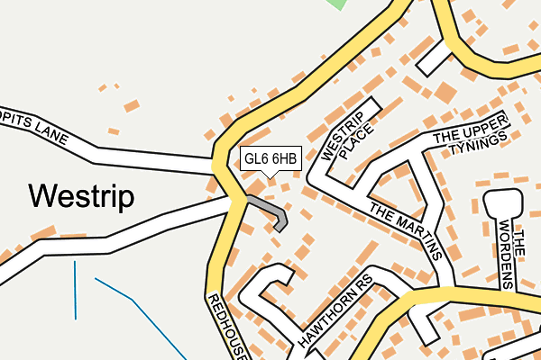 GL6 6HB map - OS OpenMap – Local (Ordnance Survey)