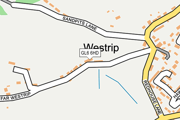 GL6 6HD map - OS OpenMap – Local (Ordnance Survey)