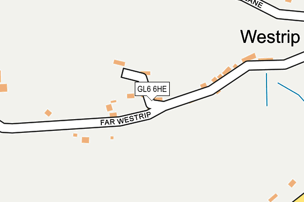 GL6 6HE map - OS OpenMap – Local (Ordnance Survey)